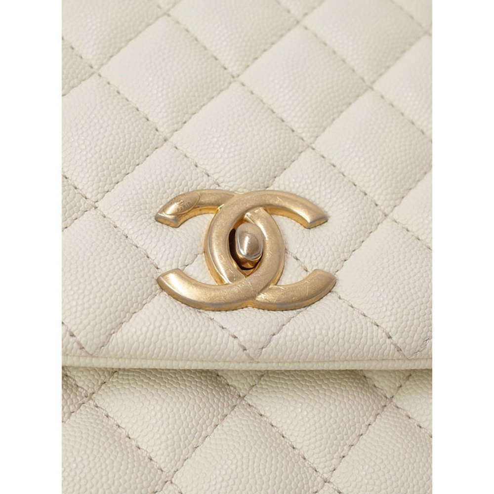 Chanel Chain Python Shoulder Bag Handle Matelasse - Picture 9 of 9